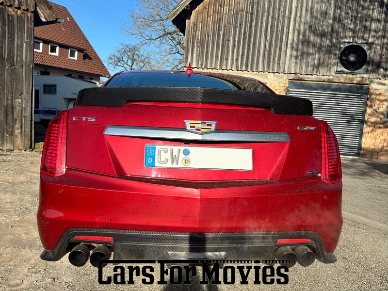 CarsForMovies | Cadillac CTSV 2015 USA Rot Schwarz Zivilfahrzeug Limousine Baden-Württemberg 7551 Glasdach